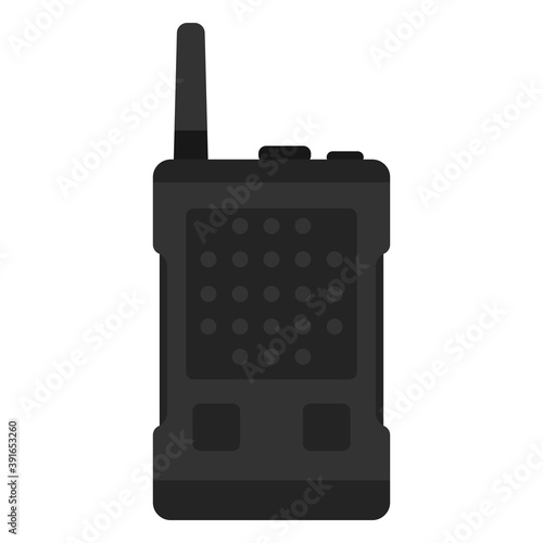 Isolated radio comunicator gun war icon- Vector