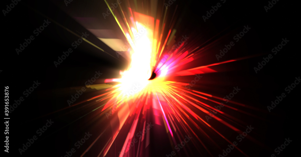 Futuristic lens flare. Light explosion star with glowing particles and lines. Beautiful abstract rays background. Futuristic lens flare. Light explosion star with glowing particles and lines. Beautiful abstract rays background.