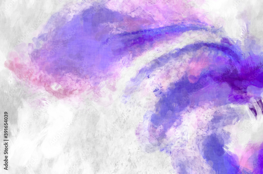 Fototapeta premium Rough brushstrokes on abstract background. Brush painting. Color strokes of paint. Unique wall art. Modern art on canvas. Colorful contemporary artwork.