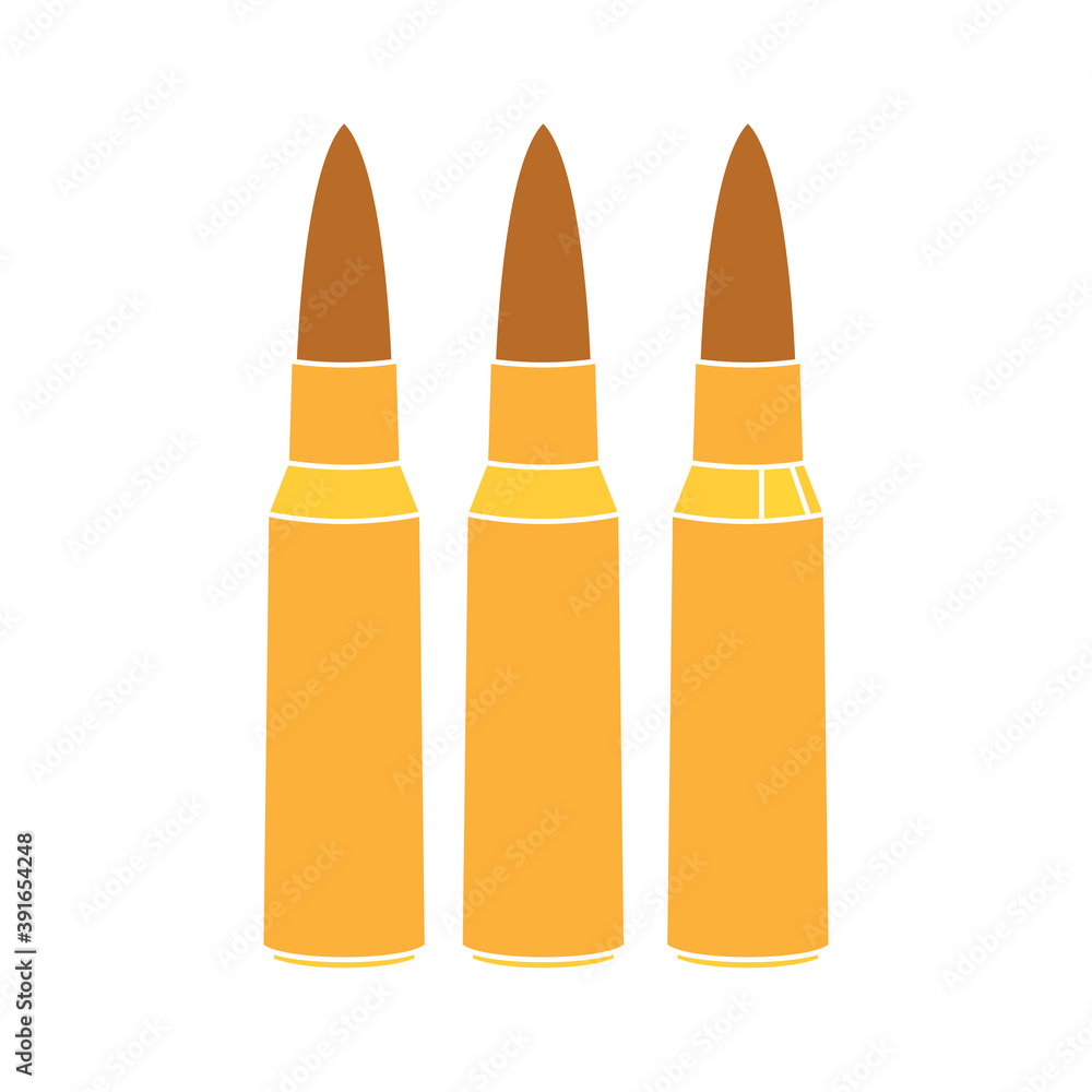Isolated golden bullets medieval war icon- Vector Isolated golden bullets medieval war icon- Vector
