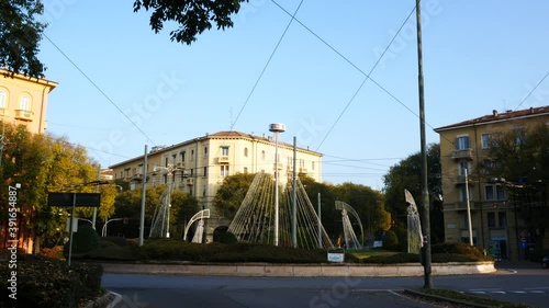 Modena, Italy, view of Natali Bruni square photo