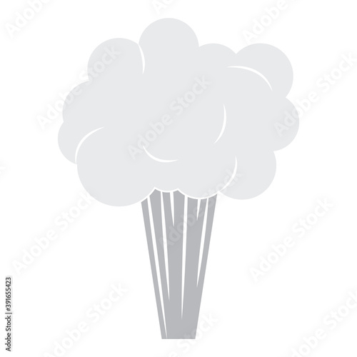 Isolated boom bomb gun war icon- Vector