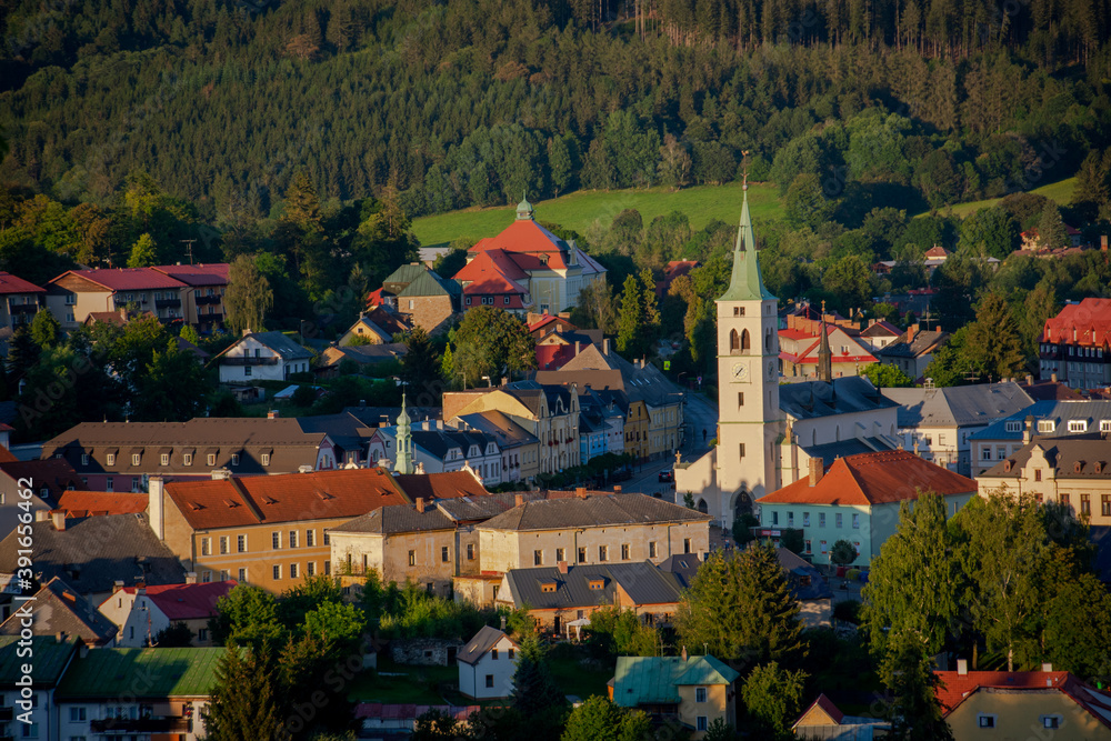 View on Kasperske Mountains, Czech republic