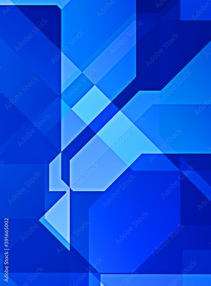 Obraz premium Layers of circular shapes creating a colorful and vibrant design. Digital illustration of circles layout. Futuristic design template.