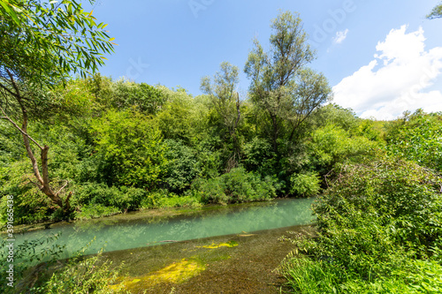 Fototapeta Naklejka Na Ścianę i Meble -  Iskar Panega Geopark along the Gold Panega River