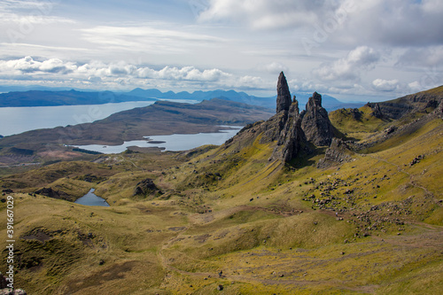 Landscape photographed in Scotland, in Europe. Picture made in 2019.