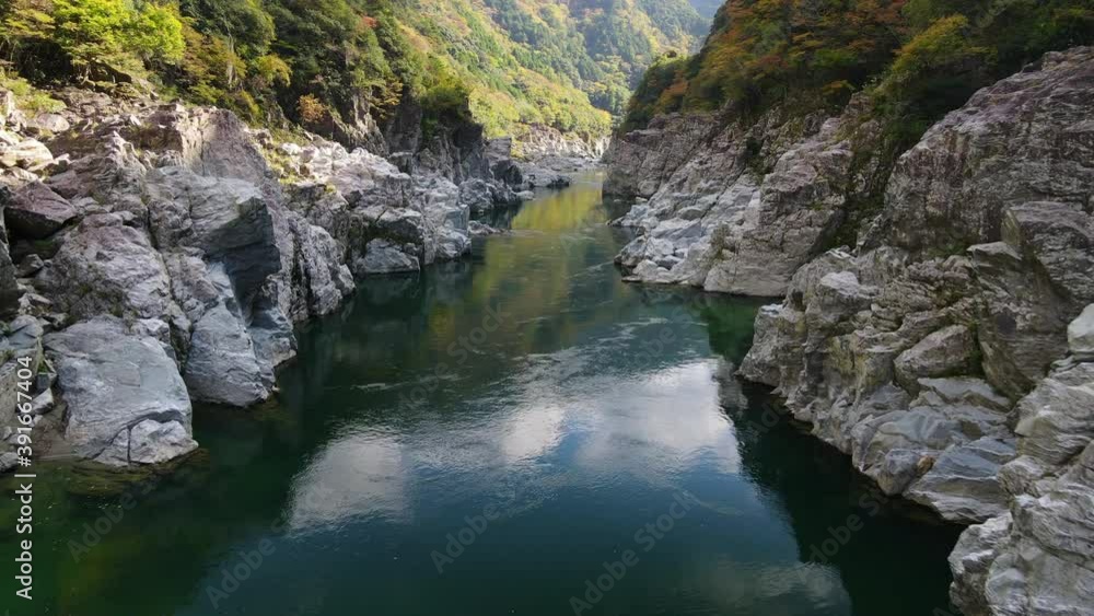 秋の大歩危小歩危峡 秋の大歩危小歩危峡
