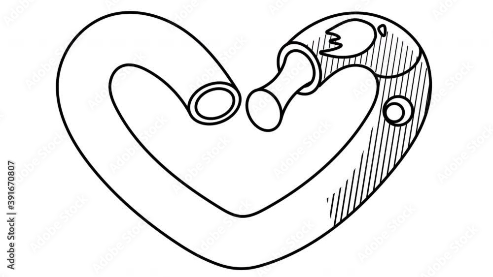 Self-drawing of a curved heart-shaped electronic cigarette on the alpha channel. Stock vape with a sign of love. Stock 4k whiteboard animation for presentations, videos, for vapor liquids. Self-drawing of a curved heart-shaped electronic cigarette on the alpha channel. Stock vape with a sign of love. Stock 4k whiteboard animation for presentations, videos, for vapor liquids.