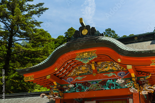 日本　鹿児島県霧島市、霧島神宮の社殿 photo