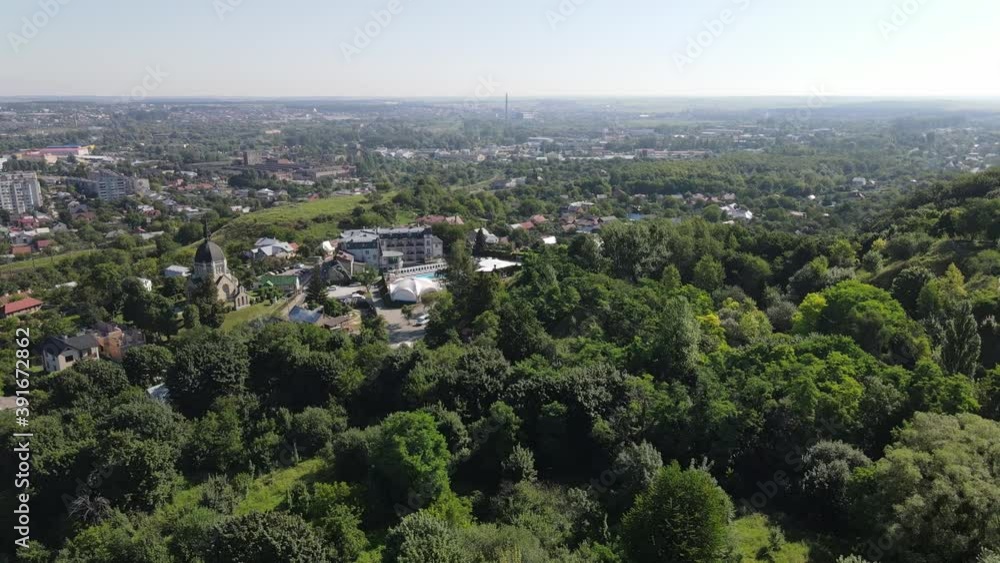 cavalier boutique hotel in lviv drone shot cavalier boutique hotel in lviv drone shot