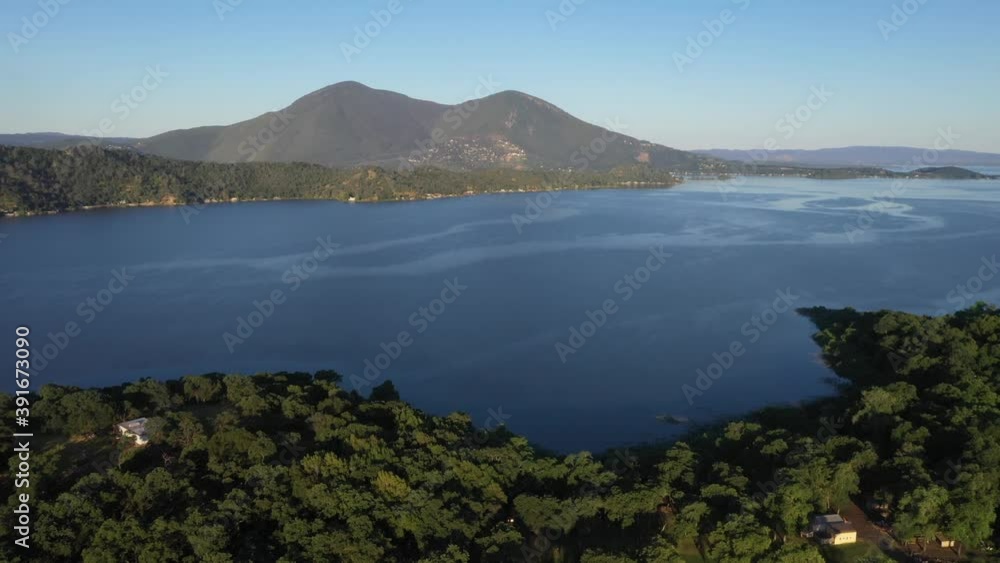 Clear Lake Landscape California Drone View Clear Lake Landscape California Drone View