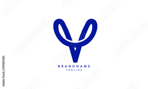 Alphabet letters Initials Monogram logo VC, CV, V and C