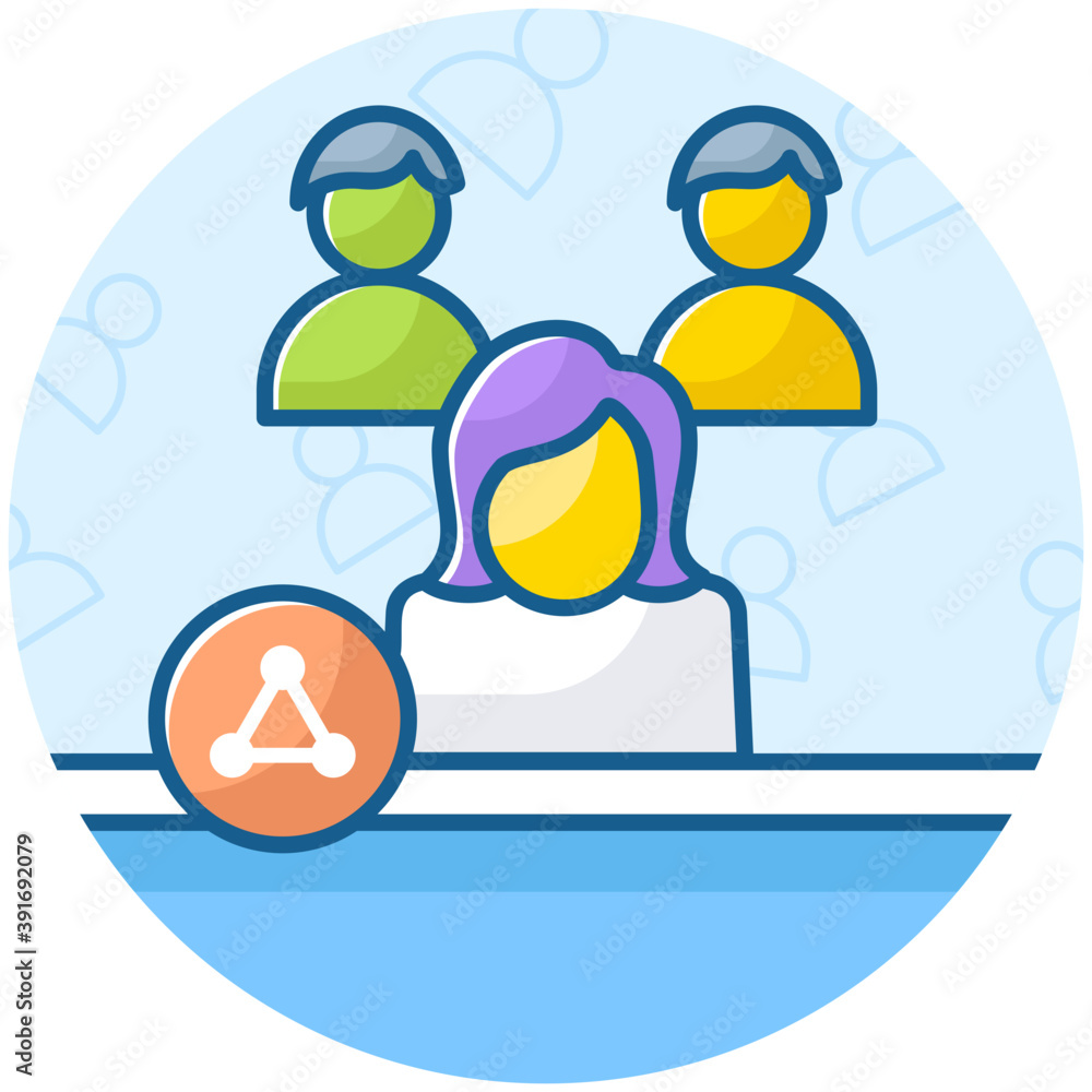 Obraz premium Social Network