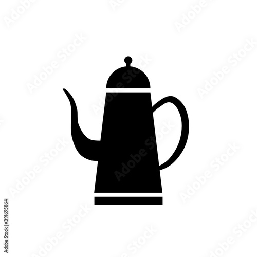 icon drip kettel high quality black style vector