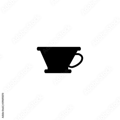 icon filter dripper high quality black style vector