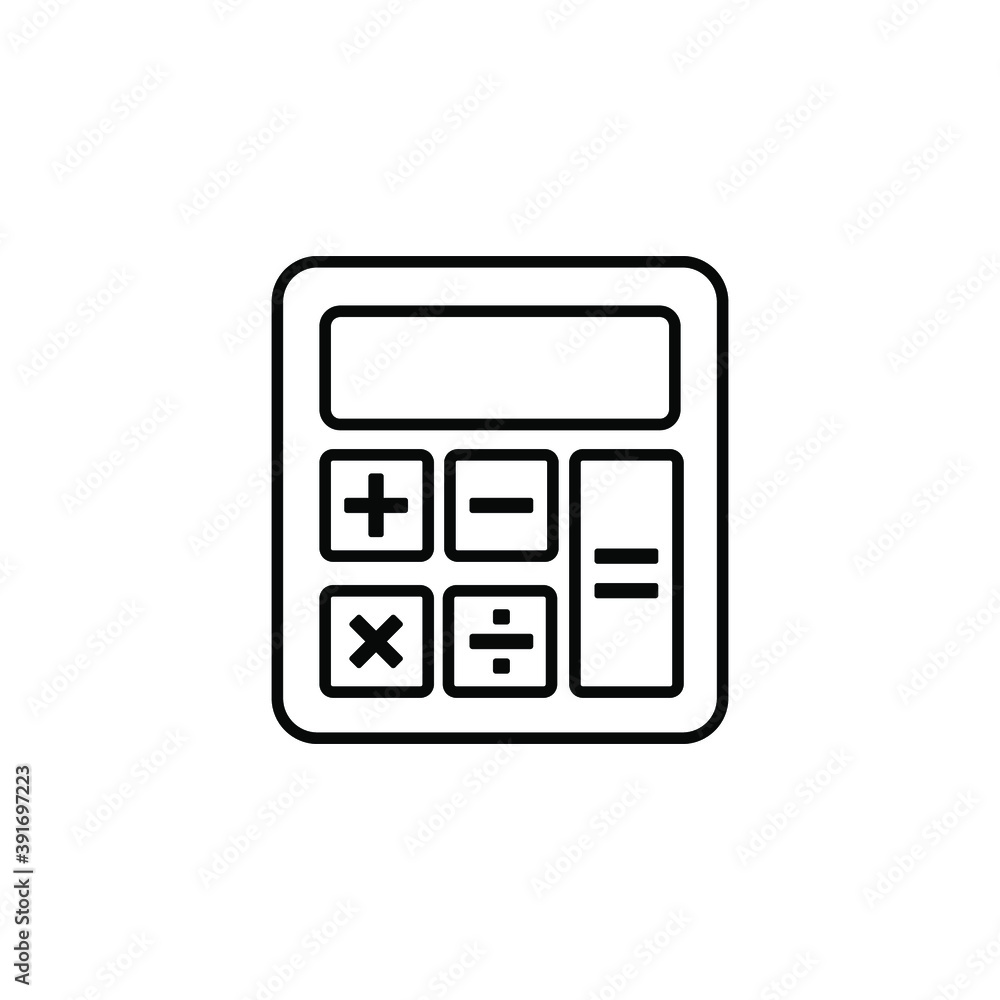 calculator icon vector. calculator icon isolated on white background. calculator icon simple and modern for app, web and design. calculator icon vector illustration calculator icon vector. calculator icon isolated on white background. calculator icon simple and modern for app, web and design. calculator icon vector illustration