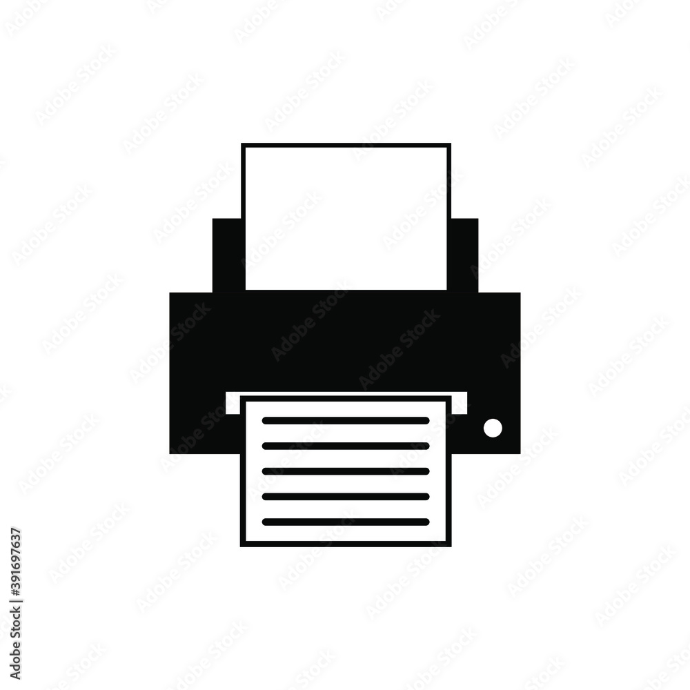 printer icon vector. printer icon black on white background. printer icon simple and modern. printer icon vector. printer icon black on white background. printer icon simple and modern.