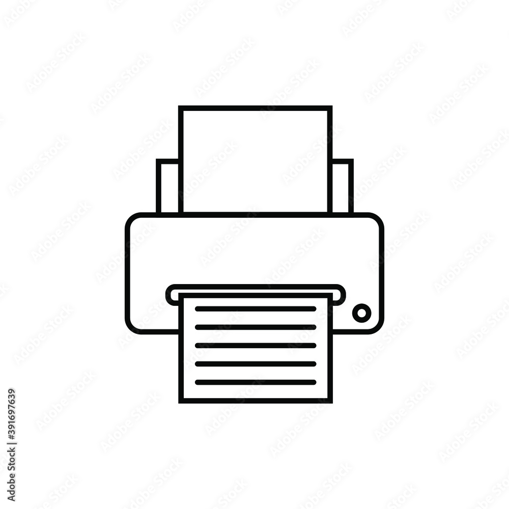 printer icon vector. printer icon black on white background. printer icon simple and modern. printer icon vector. printer icon black on white background. printer icon simple and modern.