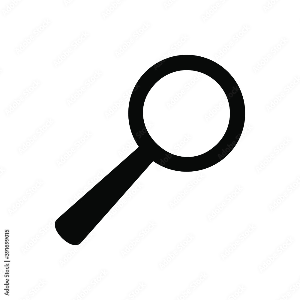 search icon vector isolated on white background search icon vector isolated on white background