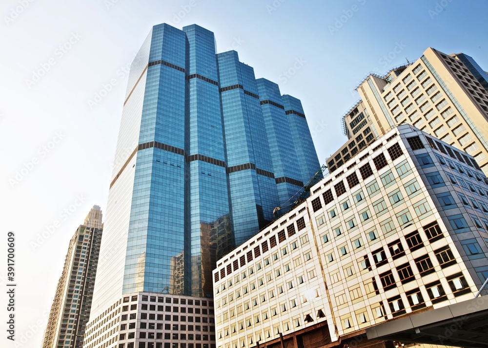 modern office building in downtown modern office building in downtown