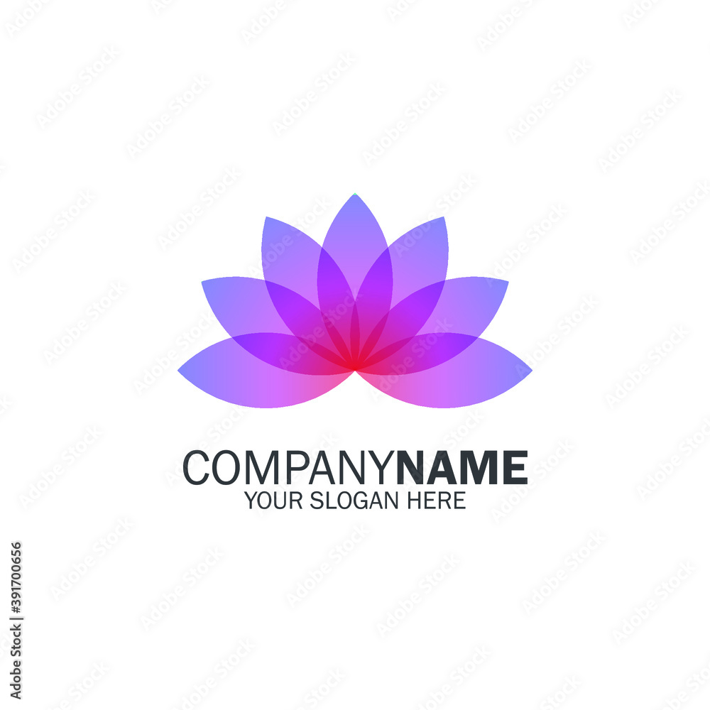 lotus logo design template vector illustration lotus logo design template vector illustration