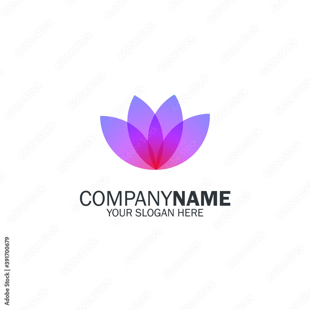 lotus logo design template vector illustration lotus logo design template vector illustration