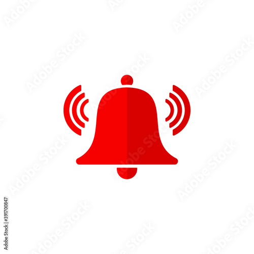 Bell Icon Isolated On White Background. Bell Icon Trendy And Modern Bell Symbol For Logo, Web, App, Ui. Bell Icon Simple Sign. Bell Icon Flat Vector Illustration For Graphic And Web Design.