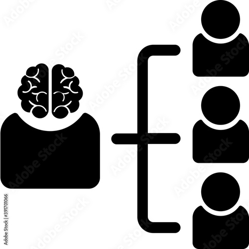 
An administrator connecting the team members.
