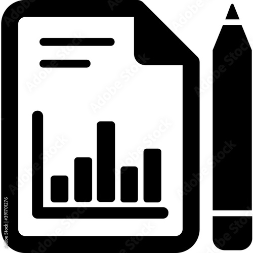 
A whiteboard with the pie chart and growth graph  
