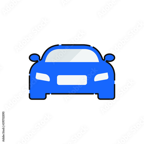 Car icon logo. Car icon vector. Car icon isolated on white background