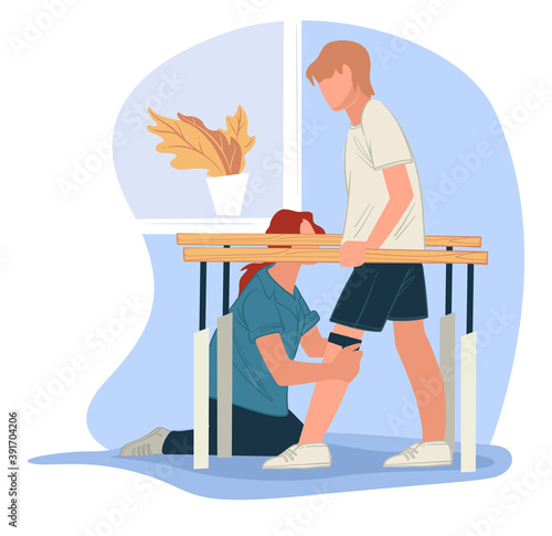 Healing massage for rehabilitation after injury
