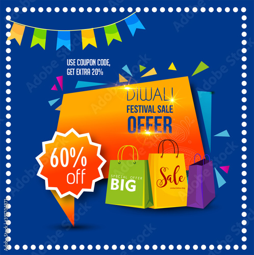 
Abstract Grand diwali Dhamaka sale background with offer details  banner or sale poster for indian festival diwali celebration. Happy Diwali meaning festival of lights
