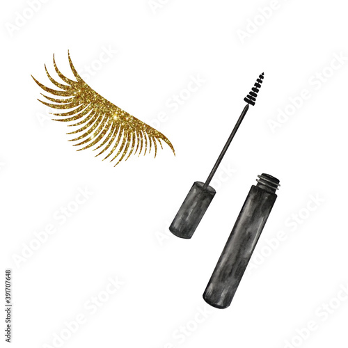 watercolor mascara