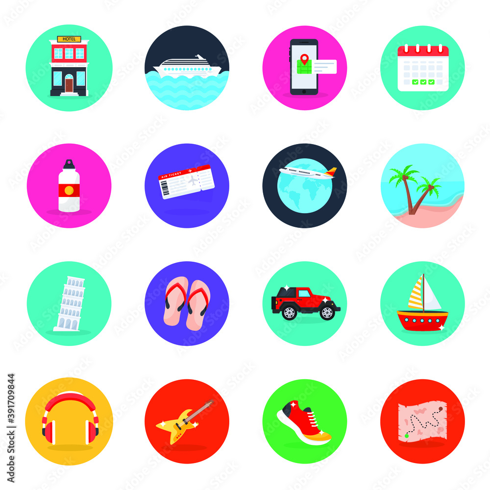 Holidays Icons in Modern Flat Design
Holidays Icons in Modern Flat Design