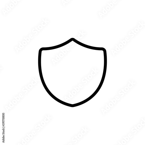 Free Download the shield icon. vector flat illustration - GFXLoad