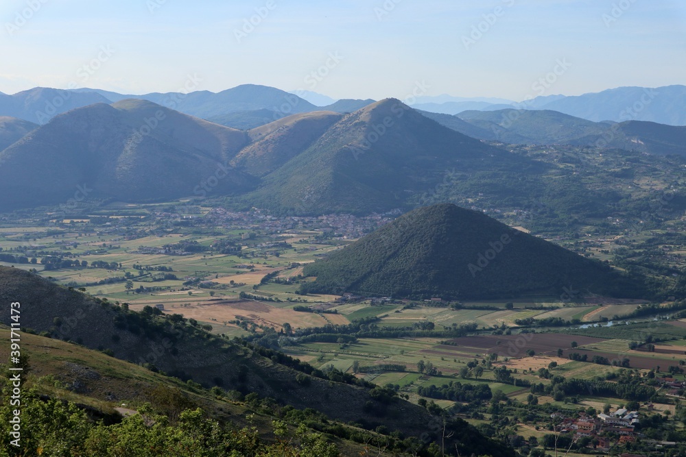 Castel Morrone - Panorama da Monte Castello Castel Morrone - Panorama da Monte Castello