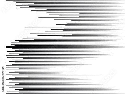 Speed Lines in arrow Form . Vector Illustration .Technology  Logo . Design element . Abstract Geometric shape . 