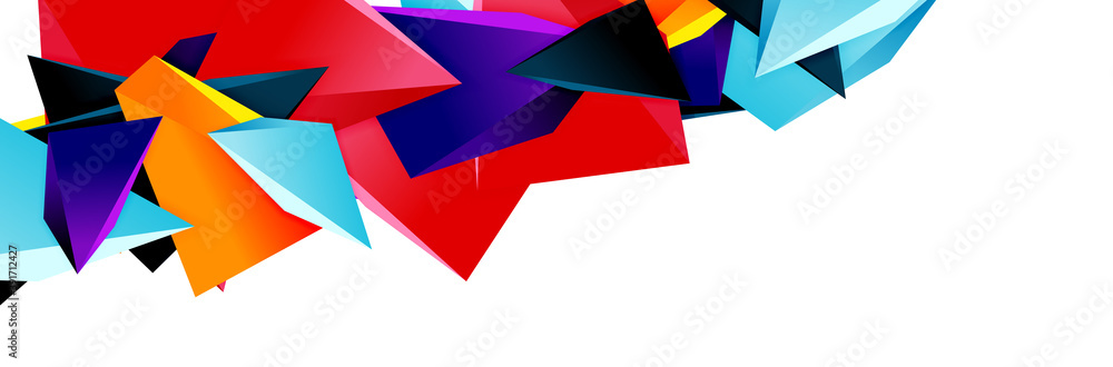 Triangle mosaic abstract background, 3d triangular low poly shapes. Geometric vector illustration for covers, banners, flyers and posters and other Triangle mosaic abstract background, 3d triangular low poly shapes. Geometric vector illustration for covers, banners, flyers and posters and other