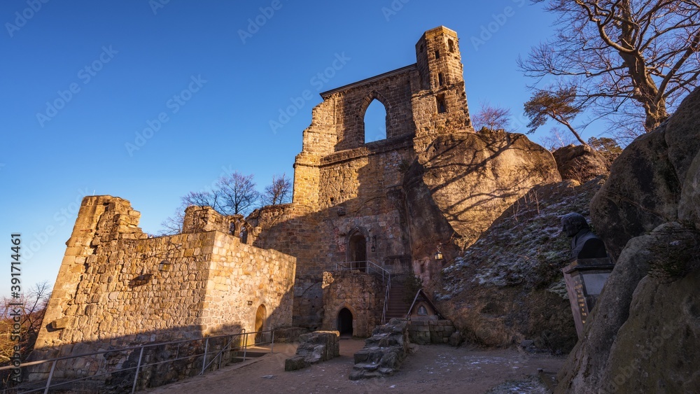 Oybin Castle and Monastery in Saxony, Germany Oybin Castle and Monastery in Saxony, Germany