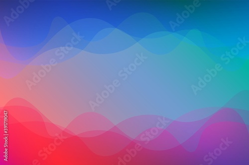 Landscape skyblue gradient fill vector abstract background minimalistic concept