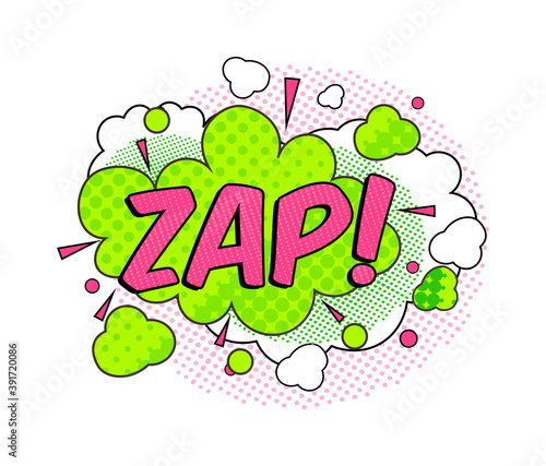 Comic speech bubble. Speech clouds with quotes, exclamations, surprise, admiration, anger, sound effects pop art. Vector pattern with comic speech bubble, boom, burst clouds.