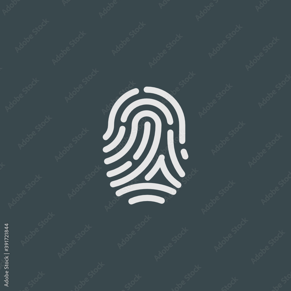 Fingerprint - Tile Icon Fingerprint - Tile Icon