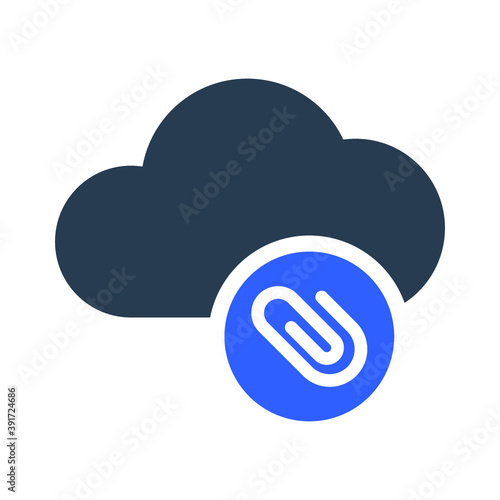 Cloud attachment icon