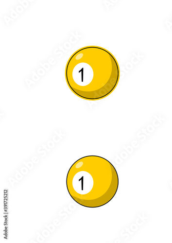 Billiard Ball Yellow