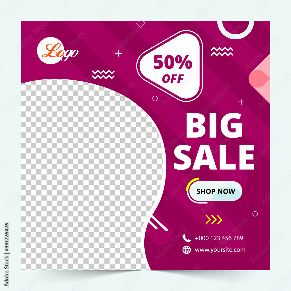 Modern sale banner for web and social media post Premium template Modern sale banner for web and social media post Premium template