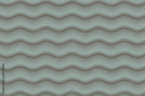 abstract big waves dark green wavy pattern and brown stroke with texture line abstract.