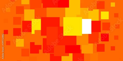 Light Orange vector backdrop with rectangles.