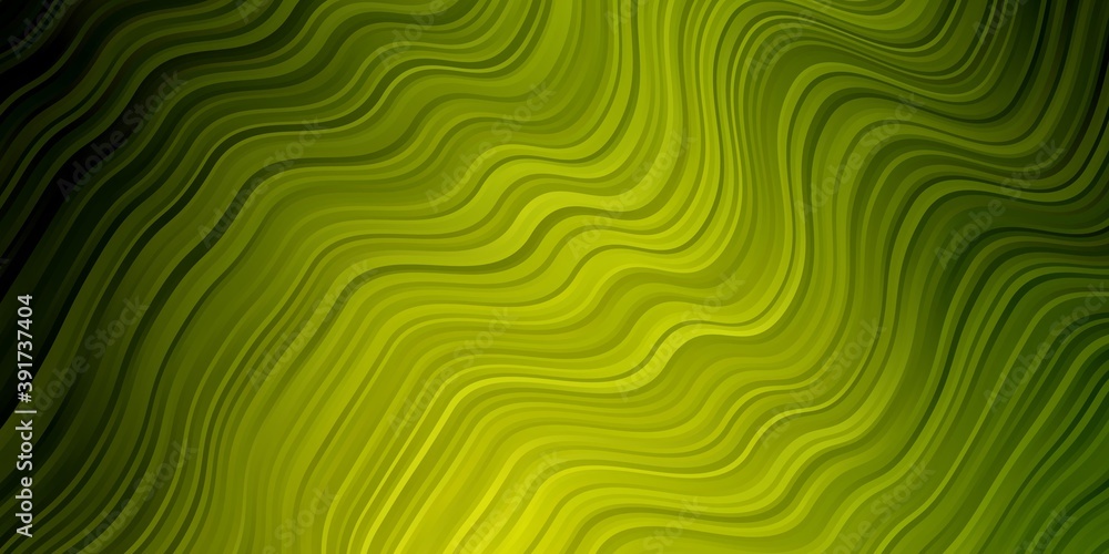 Light Green vector pattern with wry lines. Light Green vector pattern with wry lines.