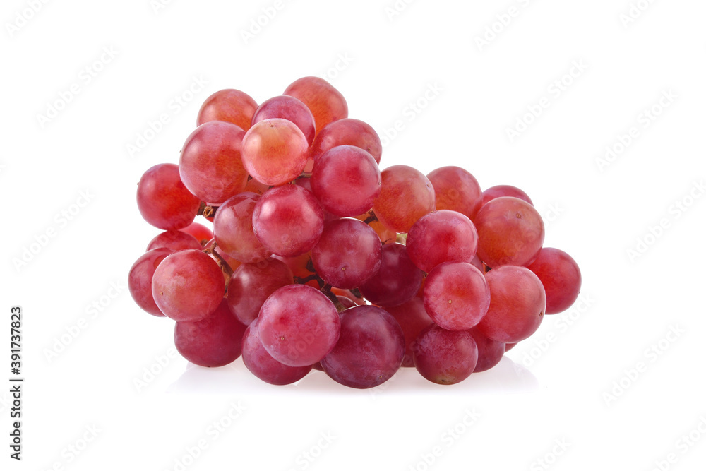 red grape isolated on white red grape isolated on white