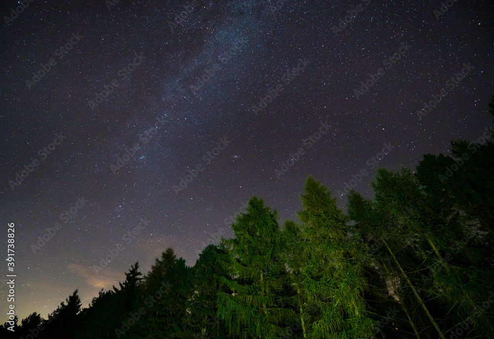 Fototapeta premium Eifel Dark Sky Park, Eifel National Park, North Eifel Territory, Eifel Region, Germany, Europe